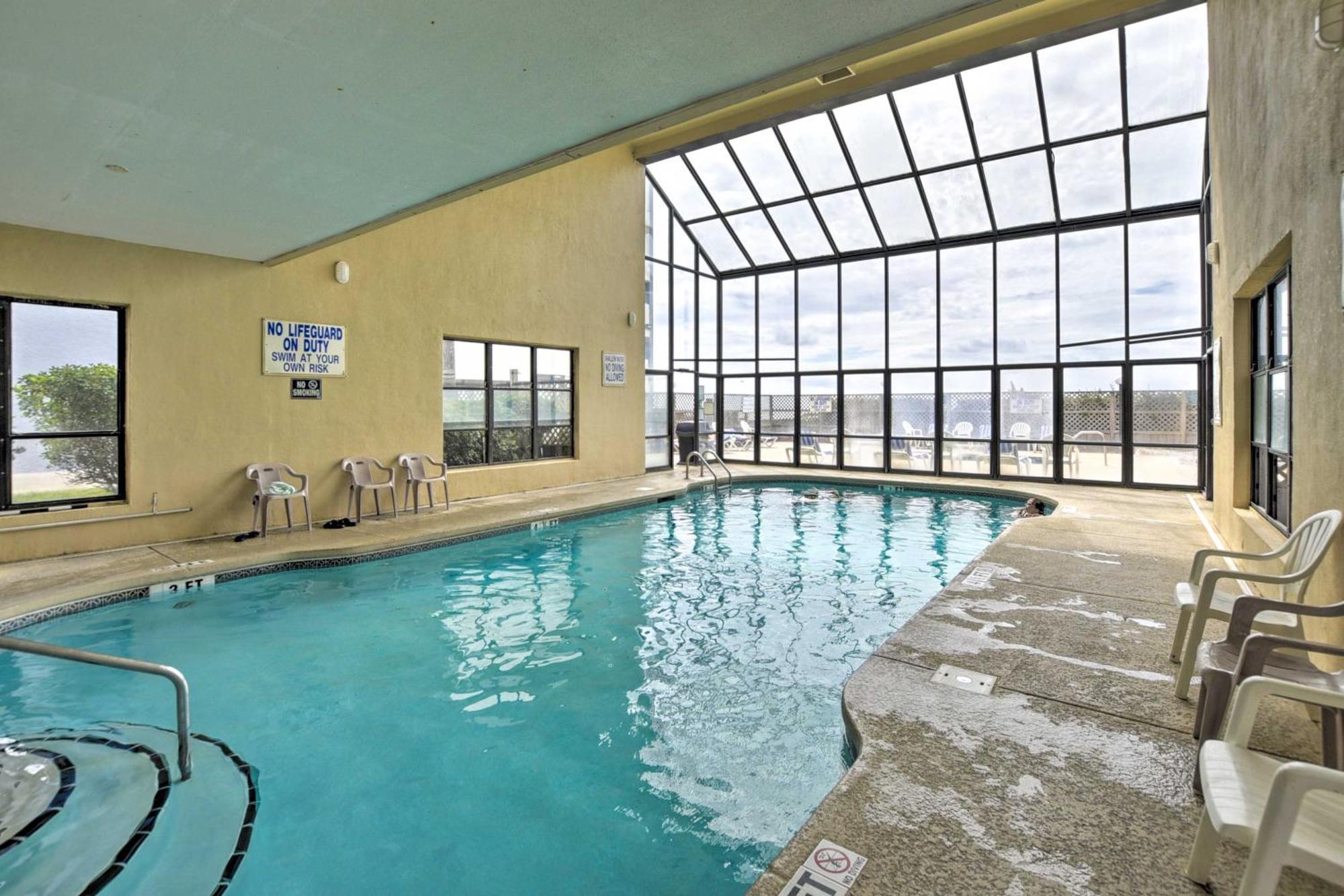 Oceanfront North Myrtle Beach Condo With Indoor Pool Екстериор снимка