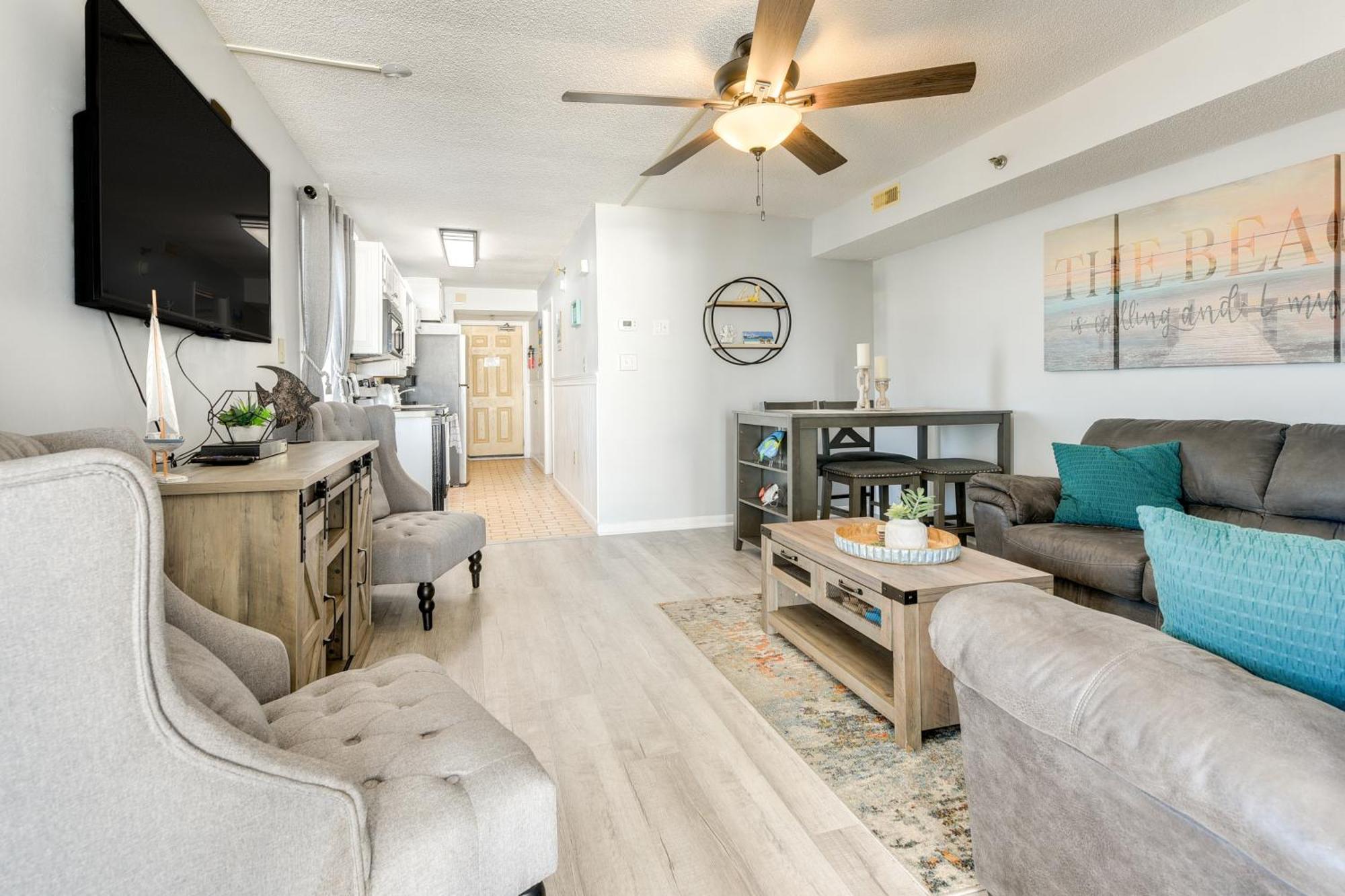 Oceanfront North Myrtle Beach Condo With Indoor Pool Екстериор снимка
